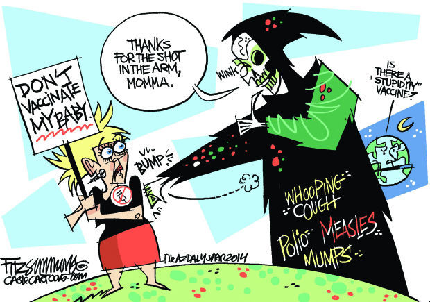 Daily Fitz Cartoon: Immunize this